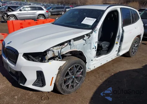 2024 BMW X3 xDrive30I z USA, uszkodzony, nr VIN 5UX53DP09R9T38675